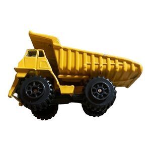 Vintage ZYLMEX ZEE P380 DUMP TRUCK Construction Toy Diecast Yellow Hong Kong
